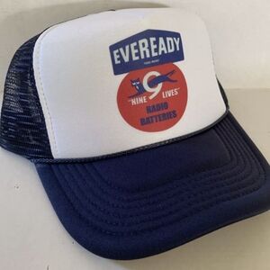 Retro Cat 9 Lives Vintage Eveready Batteries Hat Trucker Cap Adjustable Classic